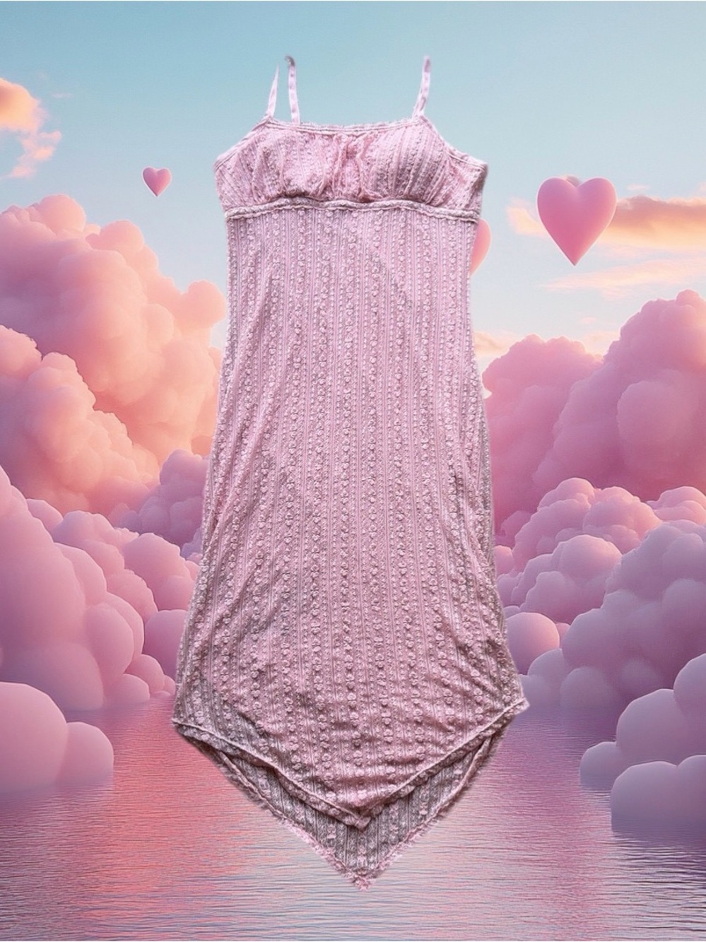 Pink lace maxi bodycon dress 🎀💗🌸